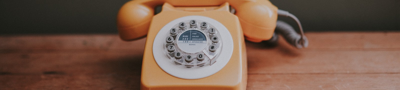 a rotary phone